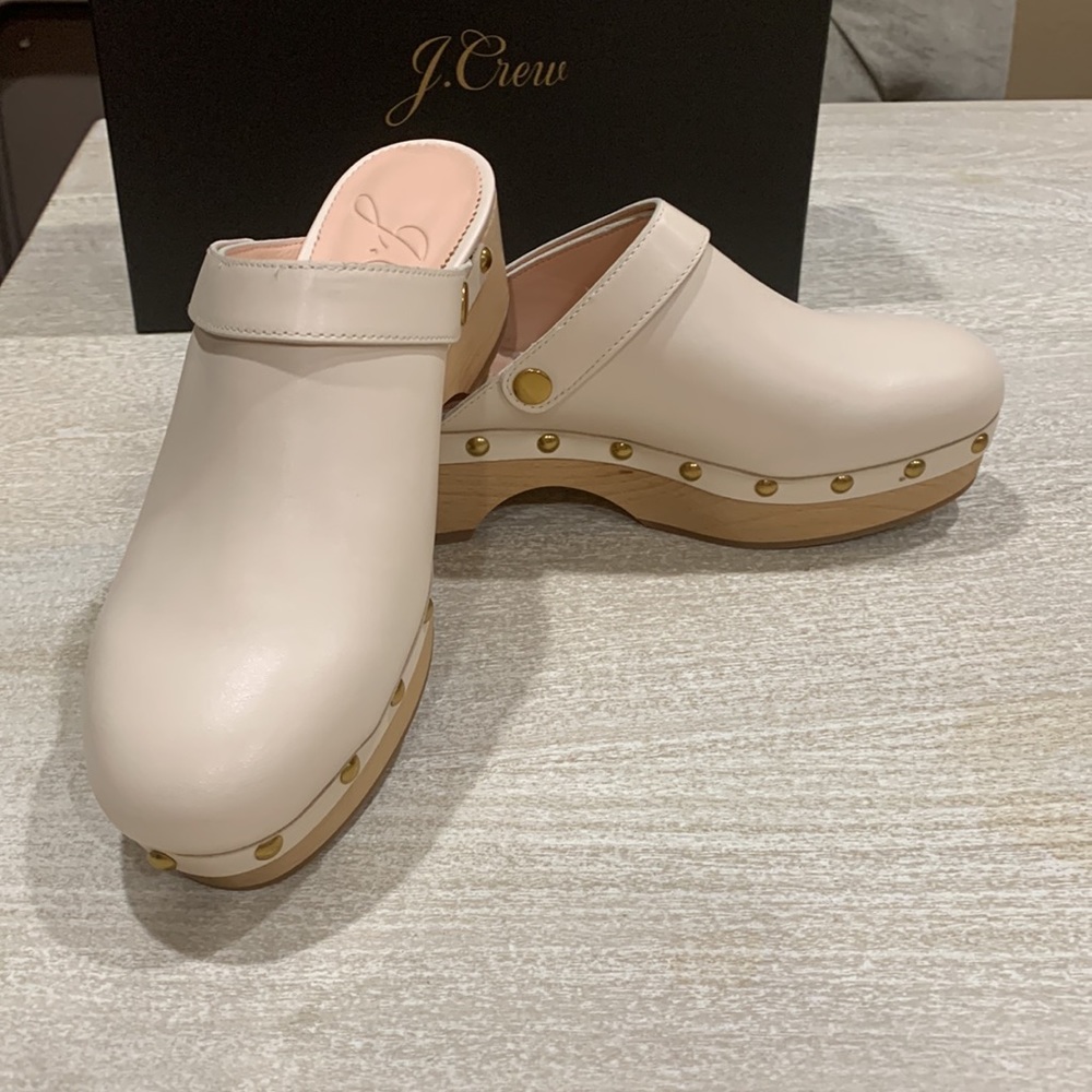 J Crew Convertible Leather Clogs - Picture 6 of 8